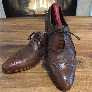 Lloyd  by Octavio made in Germany Brown Leather Wingtip Oxford Shoes